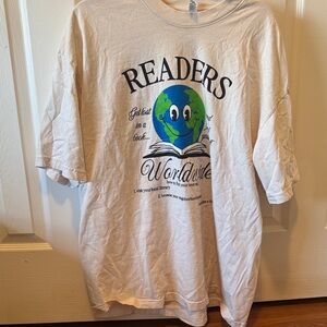 Los Angeles Apparel Cream Graphic Tee